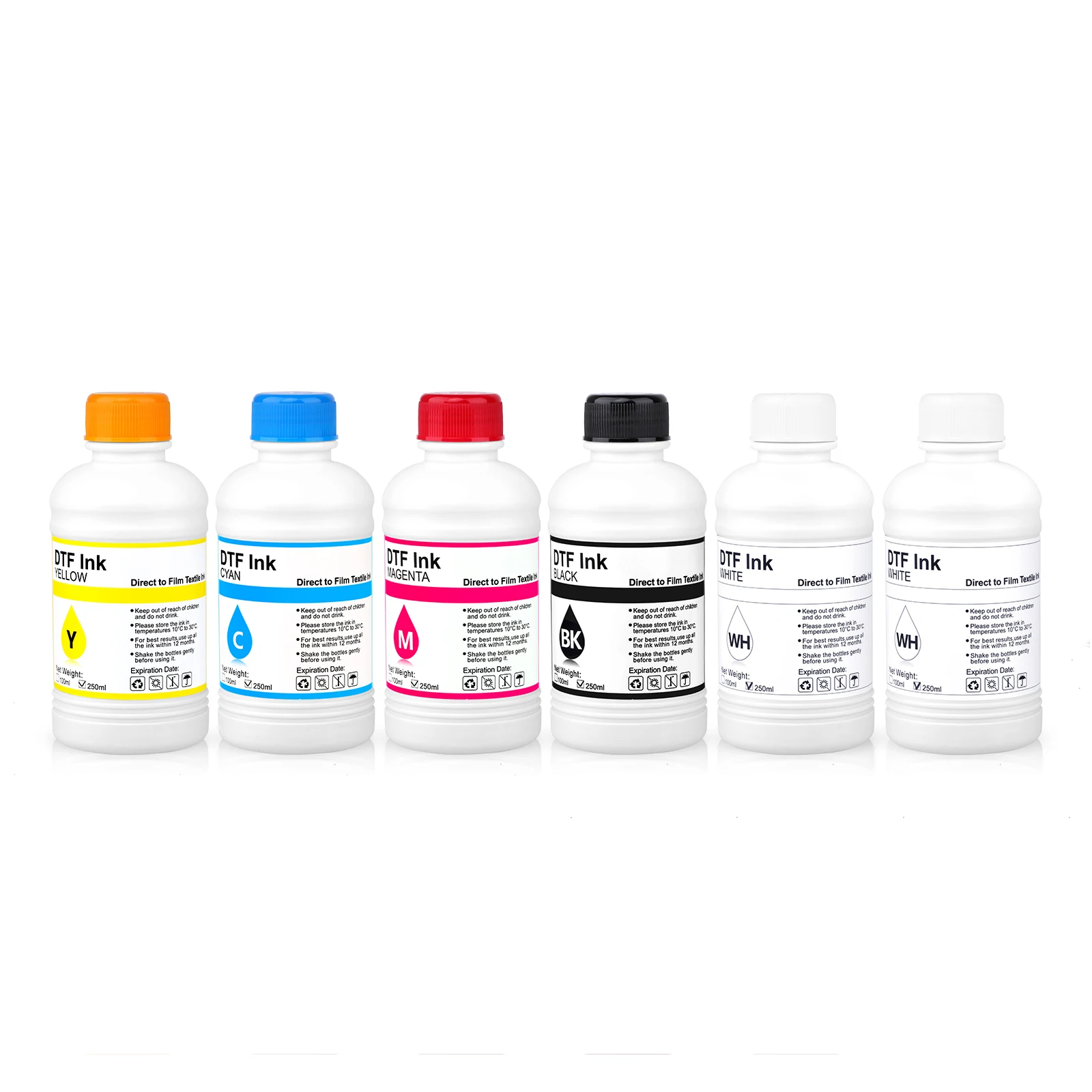 Ocinkjet Premium 250 ML Tshirt DTF  Ink For Epson PET Transfer Film Printing DX5 5113 L1800 L805 DTG Prier