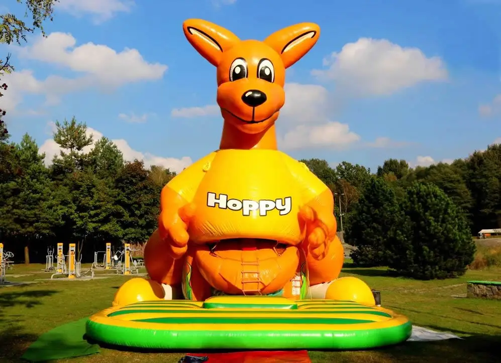 New design hot sale beautiful and impressive swimming pool with ball, inflatable tiger jumping castle