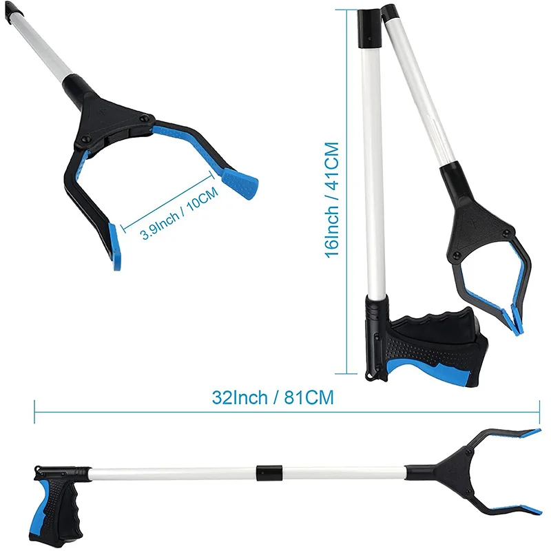 Оптовая продажа многофункциональный складной алюминиевый мусорный инструмент для сбора мусора