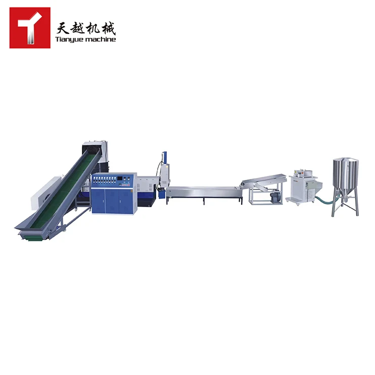 TIANYUE durable waste dustbin plastic films epe foam granulator recycling machine/polypropylene pelletizer