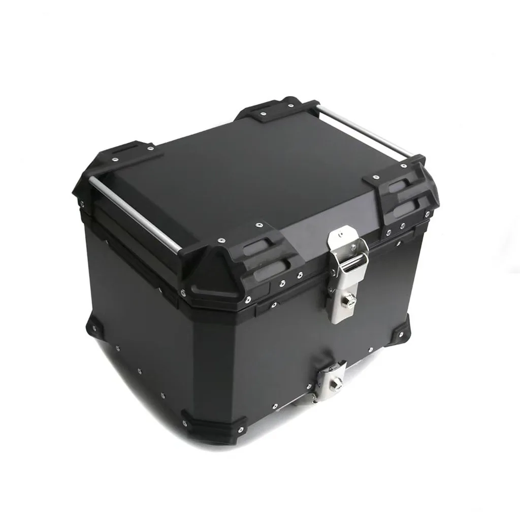 55 L Universal Thickened Aluminum Alloy Trunk Locomotive Scooter Electric Car Motorcycle Trunk