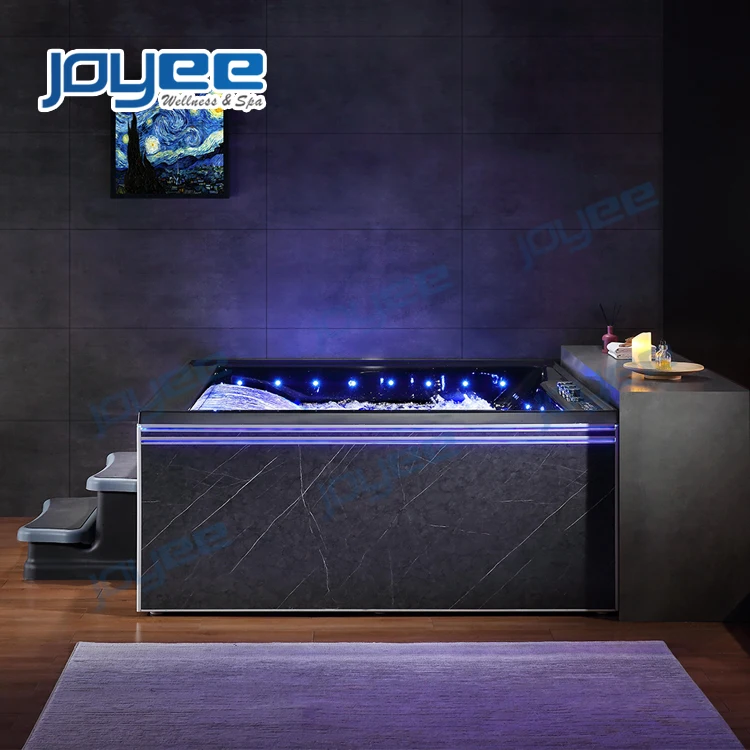 Роскошная акриловая глубокая ванна JOYEE 2021/Гидромассажная Ванна на 2-4 человека массаж джакузи функция водопада/современный