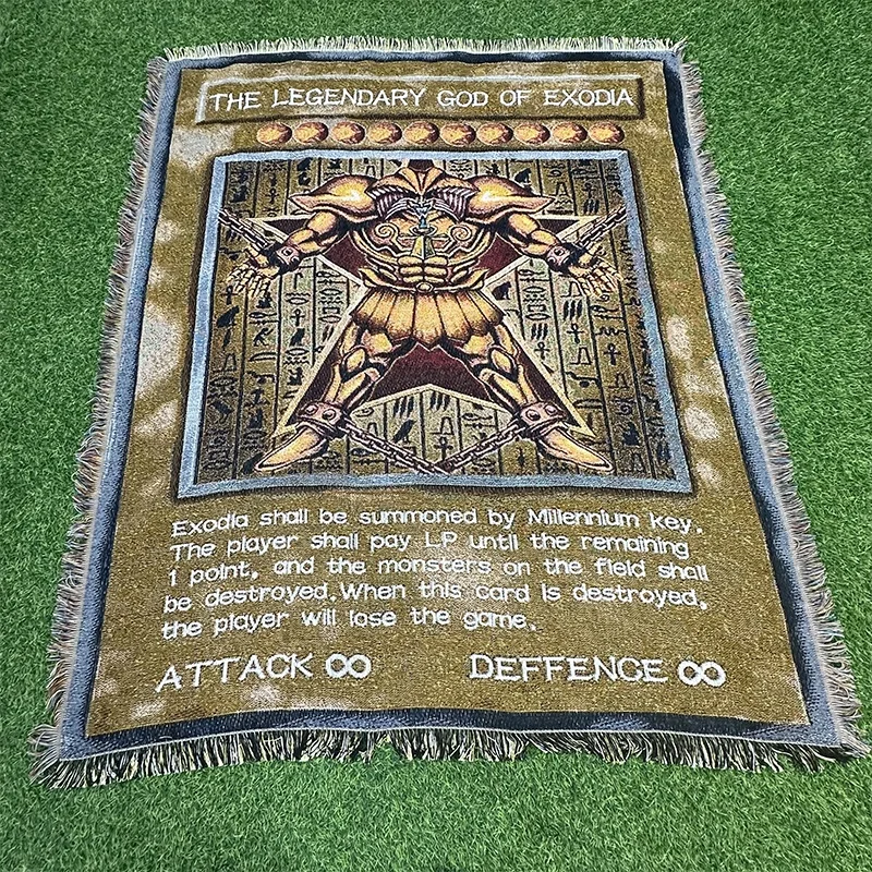 Custom High Quality Spider-Man Woven tapestry Blanket anime blanket Outdoor Picnic Blanket