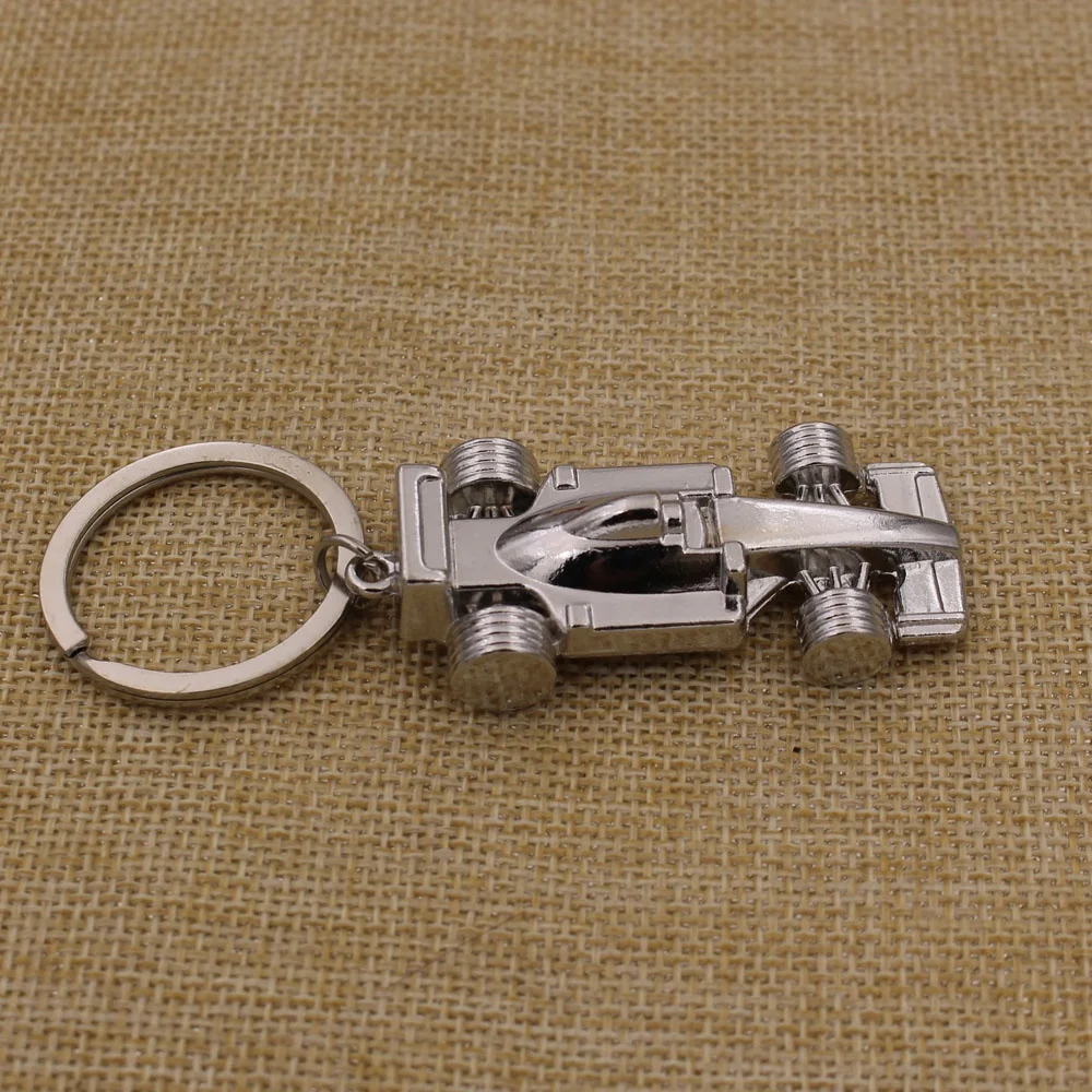 Custom metal 3D blank car shape keychain trucks keyring with business logo