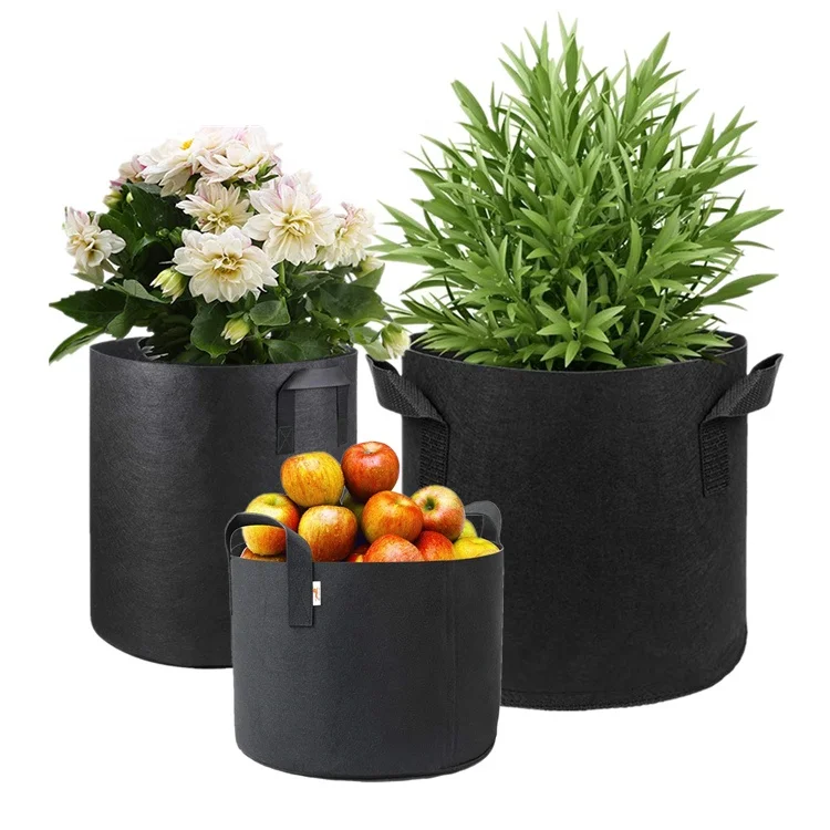 
Home Vegetable Planter Container Tomato Plant 150 Gallon Sunshine Eco Freindly Sample Textile Pot Nursery Garden Bags 