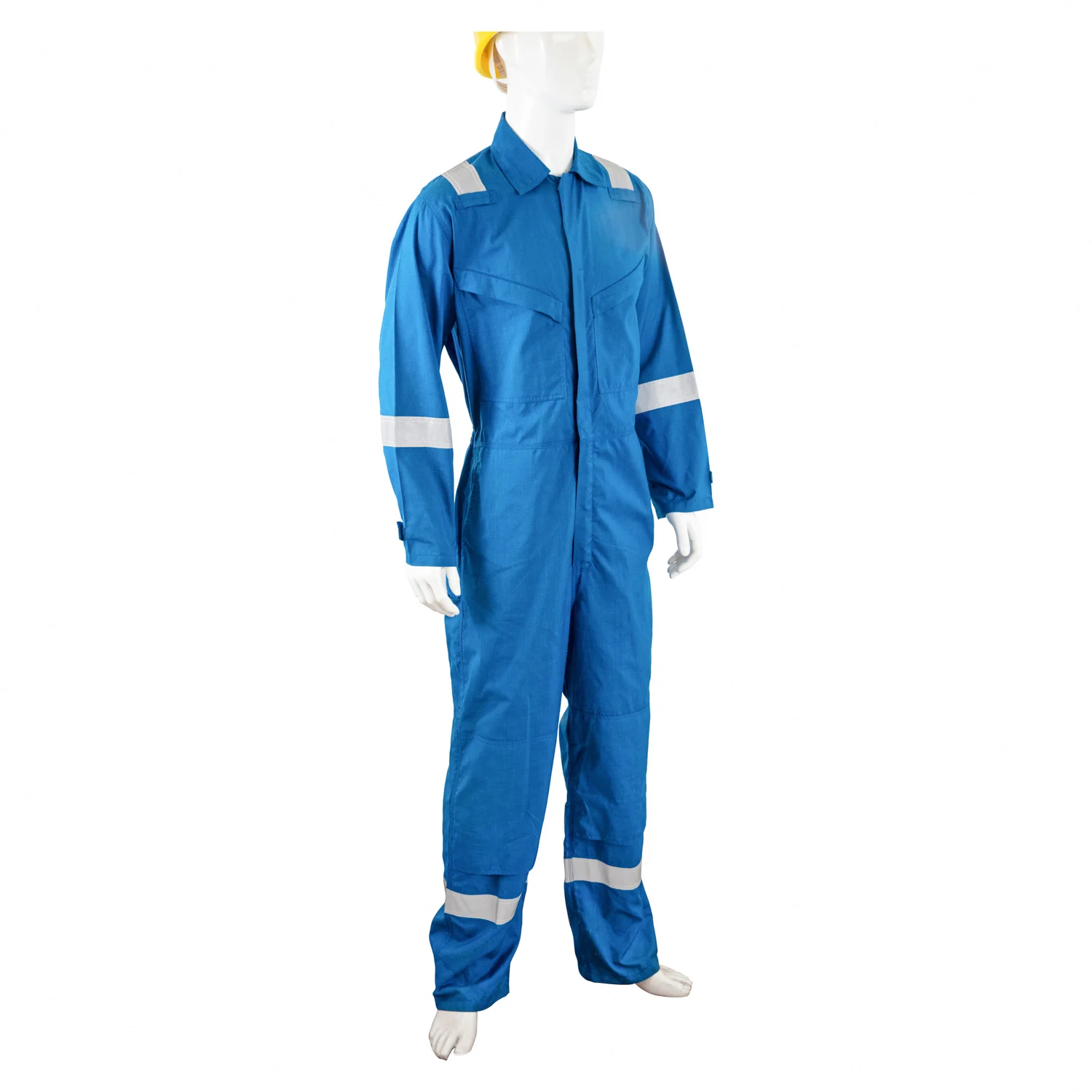 Customized wholesale 7.5oz Royal Blue FR viscos Arc Fire Retardant fire resistance coverall