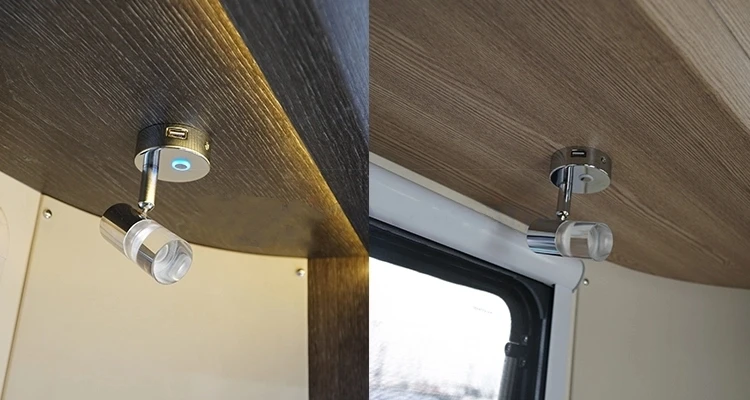  2021 мини USB светодиодный RV настенный светильник для фургонов/яхт освещение чтения 12 В светодиодные лампы