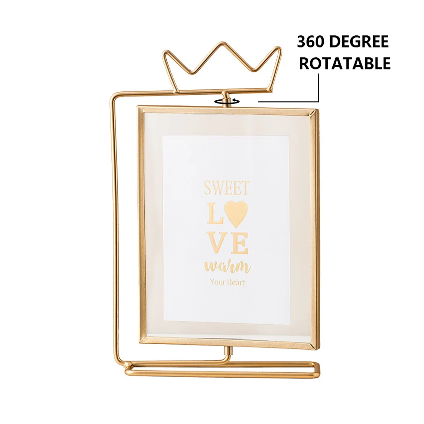 Metal 4x6 Glass Photo Frame A4 Picture Frames Photo Albums Accessories Botanical Specimen Holder Display Stand