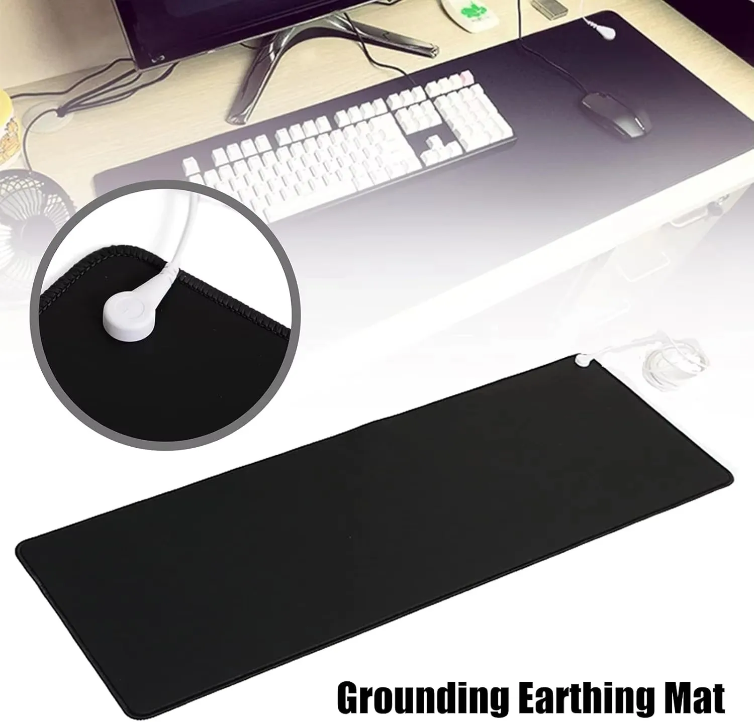 Manufacturers Wholesale Universal Conductive Grounding Relieves Fatigue Anti-Static Leather Rubber Grounding Mat