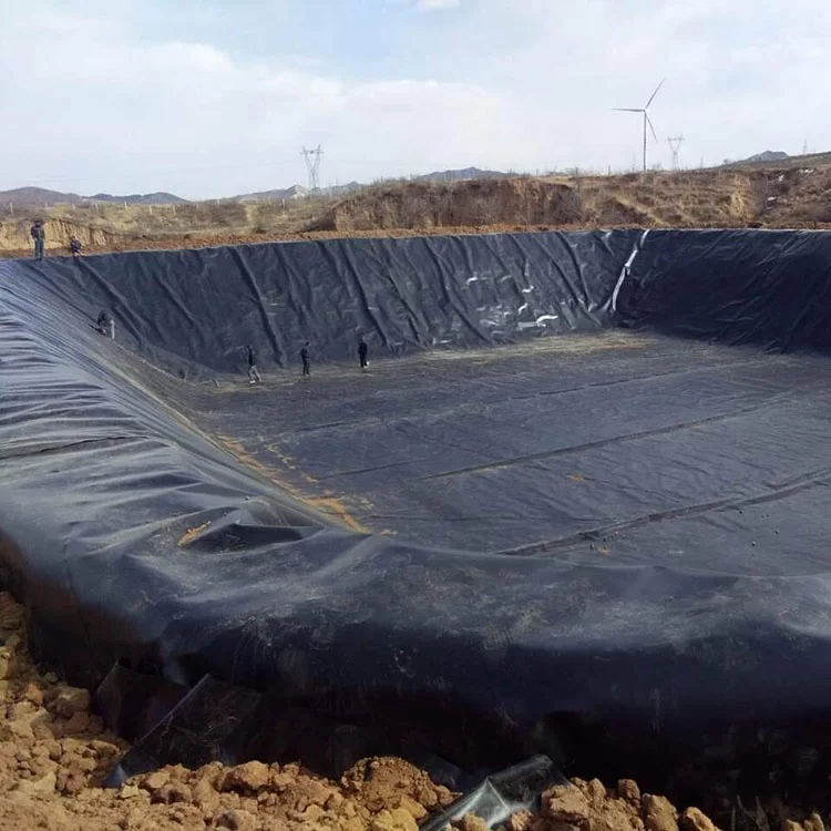 HDPE Plastic Membrane Sheeting 1mm Dam Liner 1.5mm HDPE Geomembrane 2mm Pond Liner Price for Mining Project