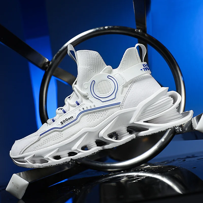 IDOIT Wholesale Fashion Breathable Non Slip Casual Shoes Mesh Running Sports Shoes For Men Sneakers