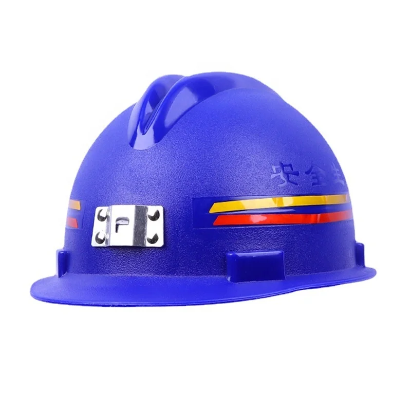 ABS Mining Industrial Worker Welding Safety Helmet Construction Mining Safety Hard Hat with Lamp Bracket