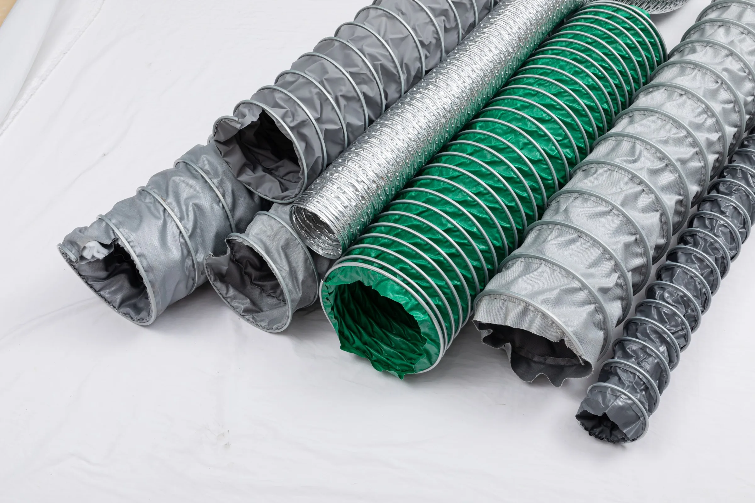 Hot Sale High Temperature Waterproof Pvc Flexible Air Duct For Industry