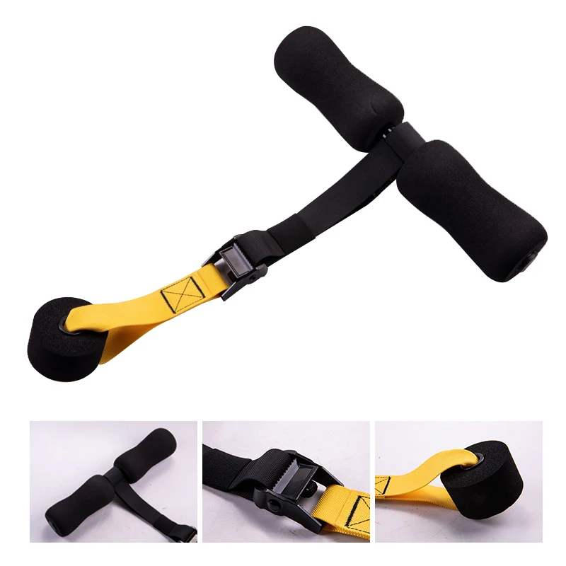 WS6146 Fitness Hamstring Curler Strap Body Building Hamstring Stretch Nordic Curl Machine at Home