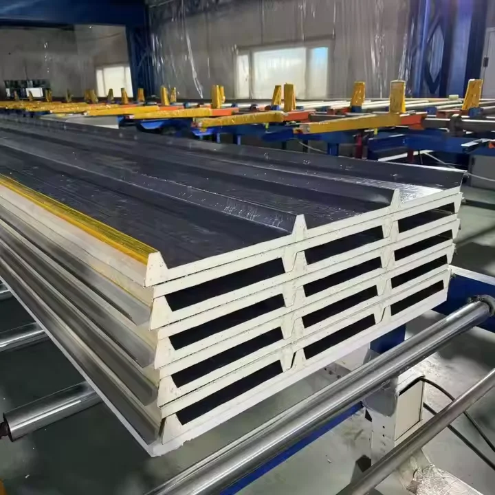 Factory Supply Pu Panels Insulated Roof Eps Sandwich Panels Waterproof Soundproof Panels For Exterior Walls