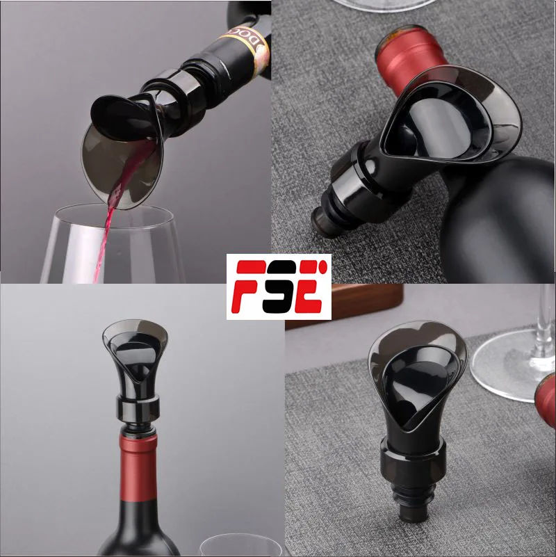 FSE New Arrival Wine Bottle Sealer Wine Aeretor Pourer Plastic Bottle Pourer
