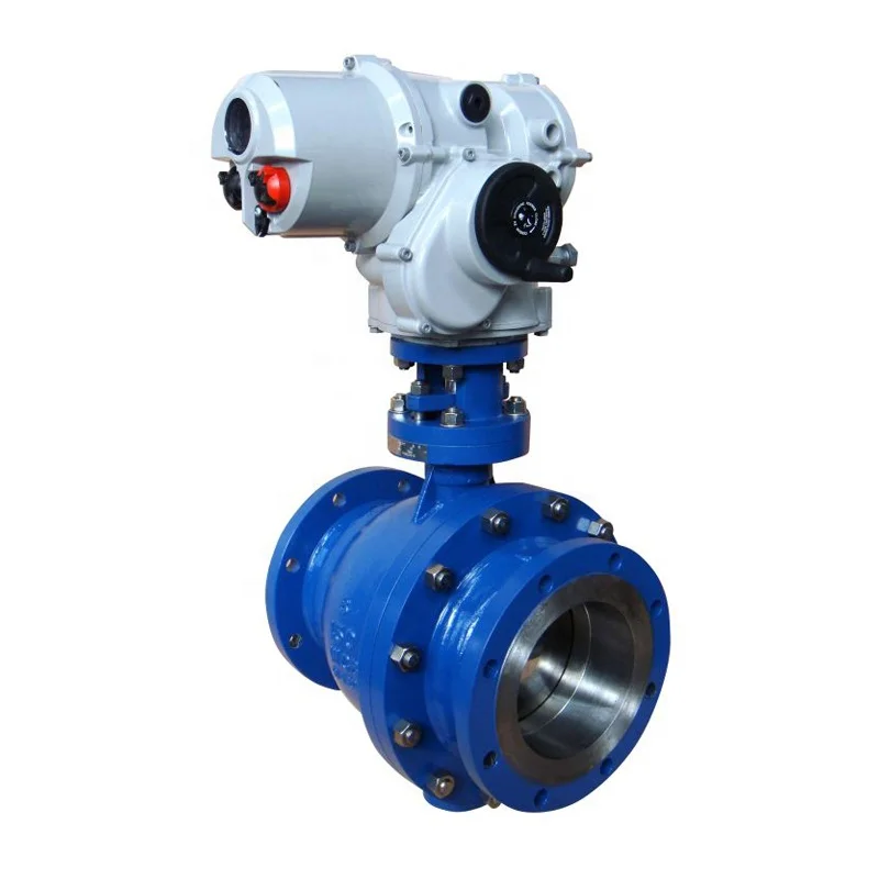  API6D Анти Удар-шток литой стальной шаровой кран с электрическим