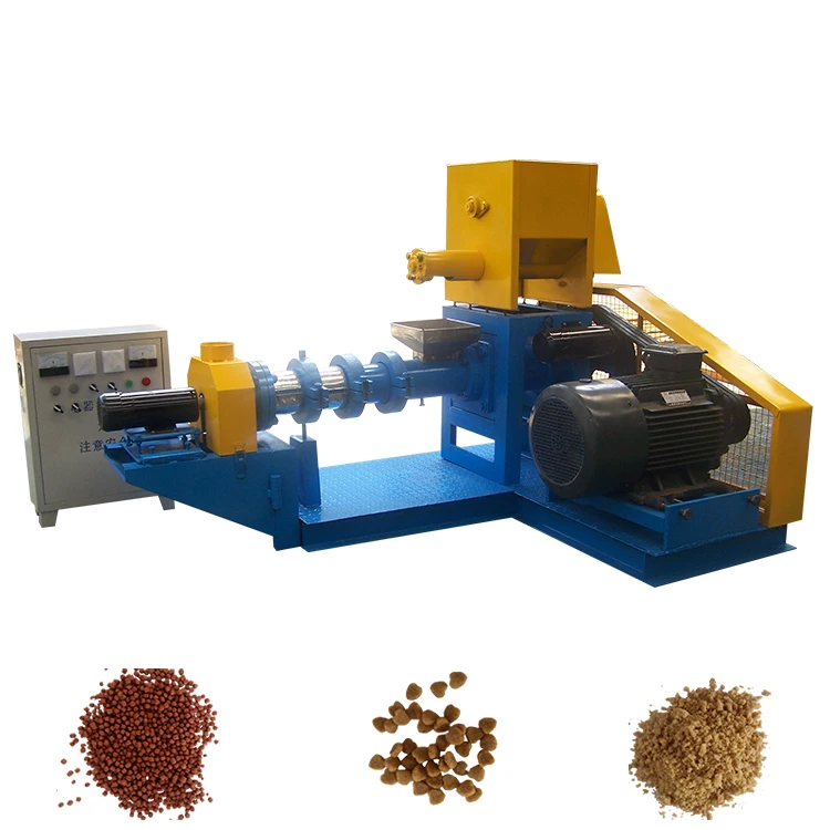 Pellet Animal Fish Feed Making Machine 200kg/H Pet Bird Piglets Food Mill Extruder Machine