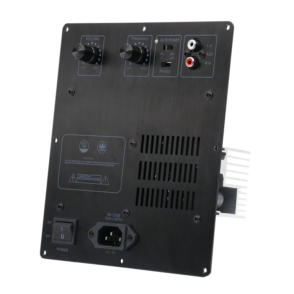 OEM высокой мощности 200W * 1CH AC 90-250V активный сабвуфер подойдет как для повседневной носки так Плата усилителя стабильным при 4 Ом
