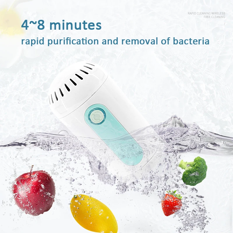 Fruit and Vegetable Washing Machine Household Ingredients Removing Residue Purifier Kitchen Appliances Wireless Charging