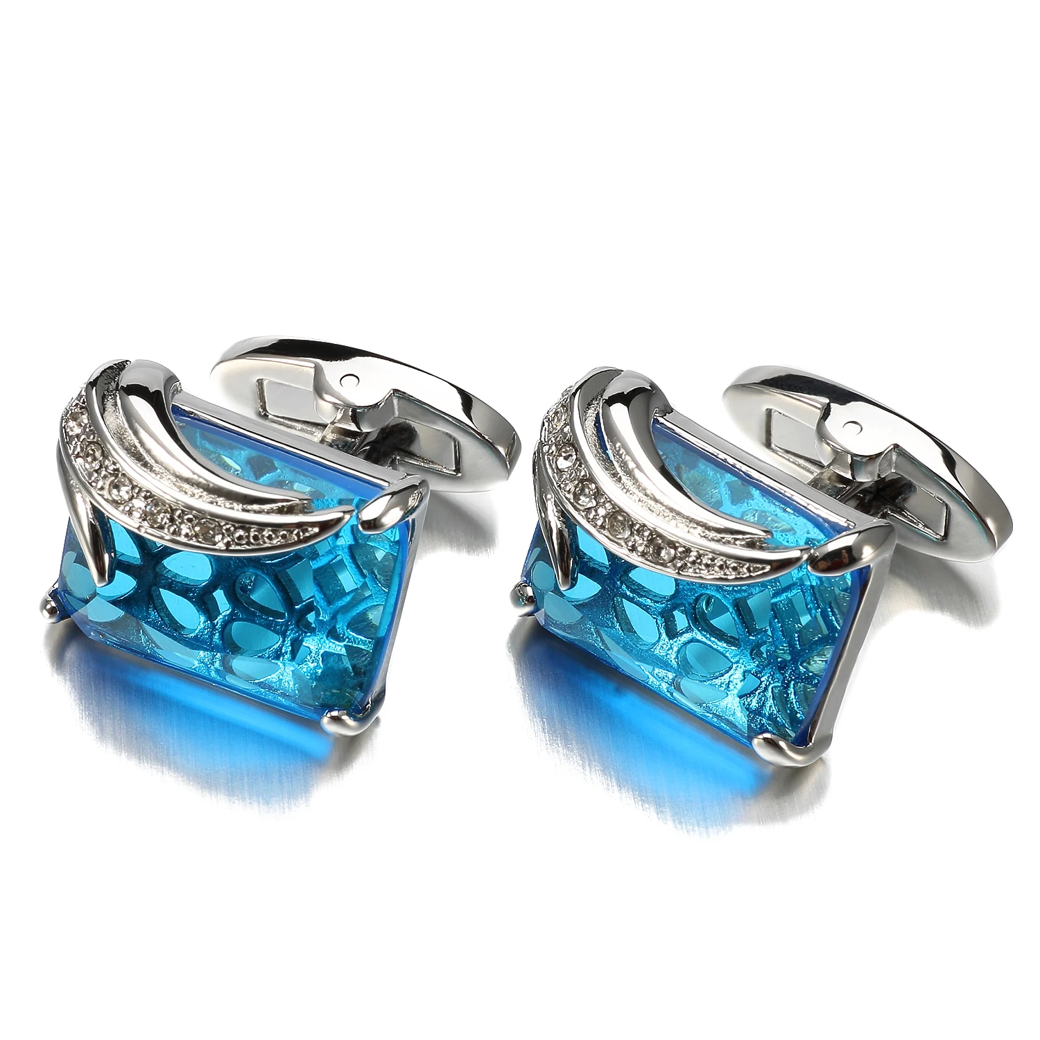 Мужские ювелирные изделия OB Jewelry из латуни и металла с кристаллами модные запонки оптовая цена для мужской