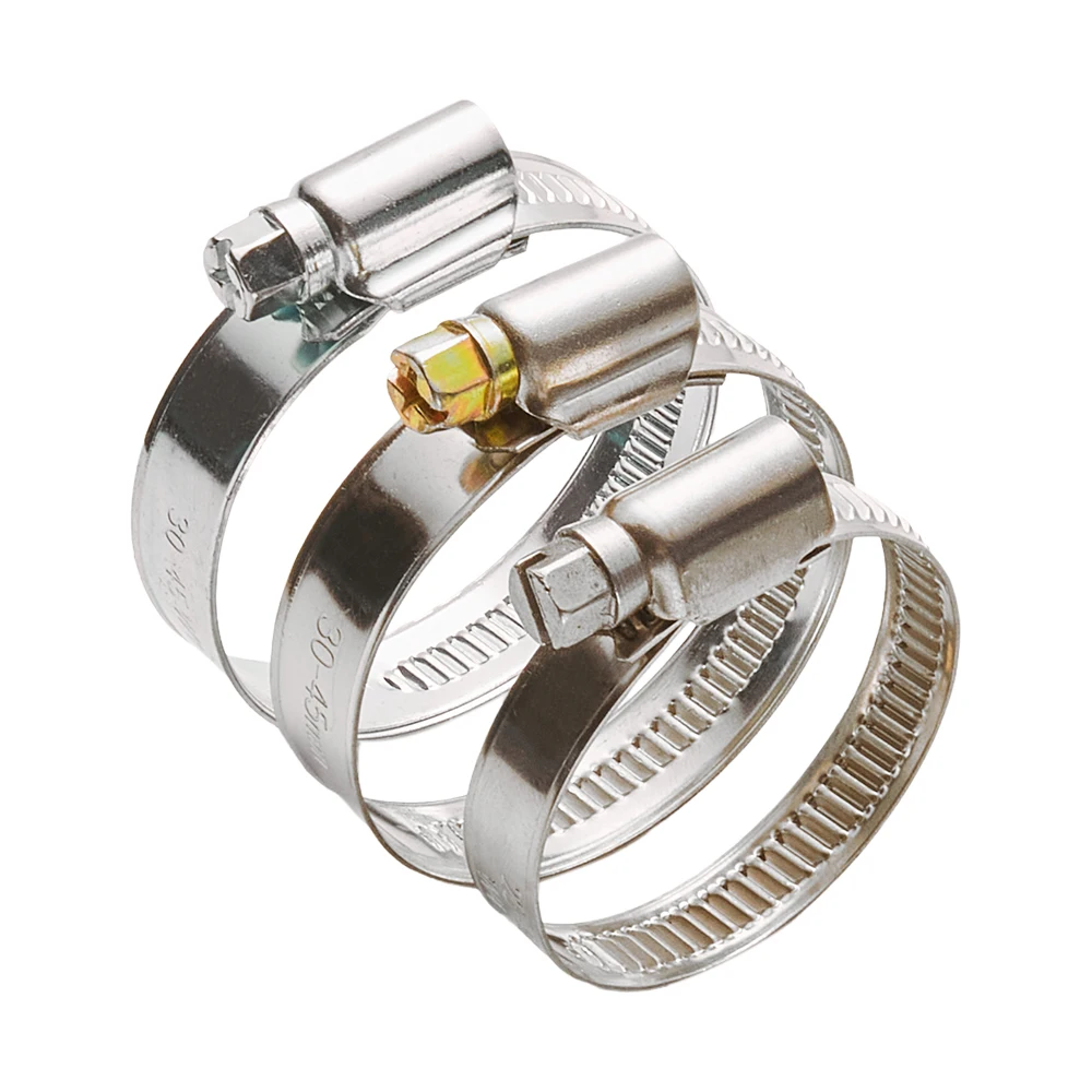 Germany type W4 W2 stainless steel worm gear hose clamps abrazaderas de acero inoxidable for hardware store in general
