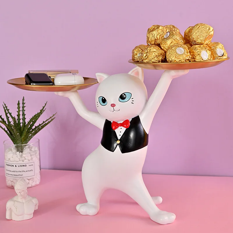 Украшения для дома орнамент ключ хранения Hello Kitty поднос кошка домашнего декора подарки