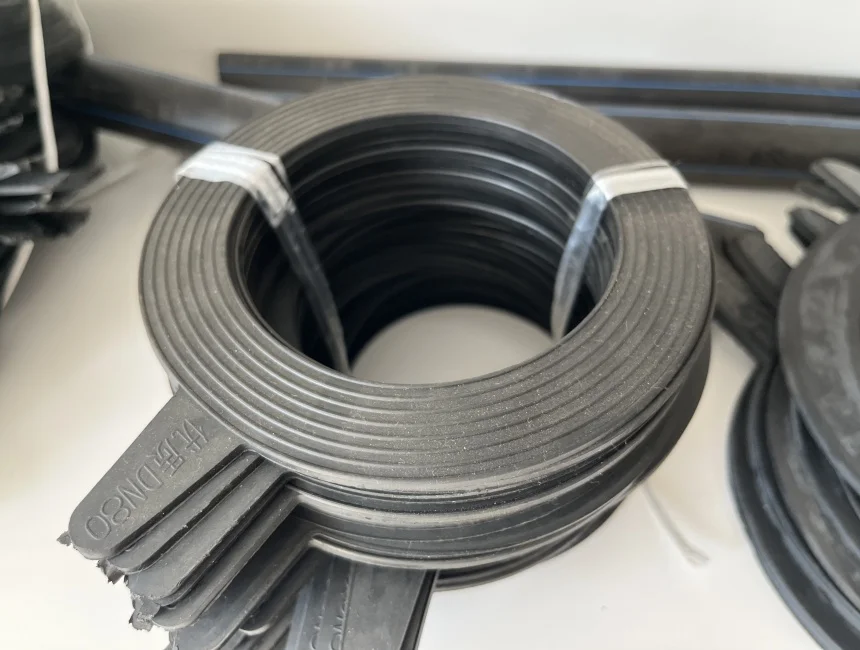 Industrial supplies High quality sealed shock absorption isolation non-slip pipe rubber pad