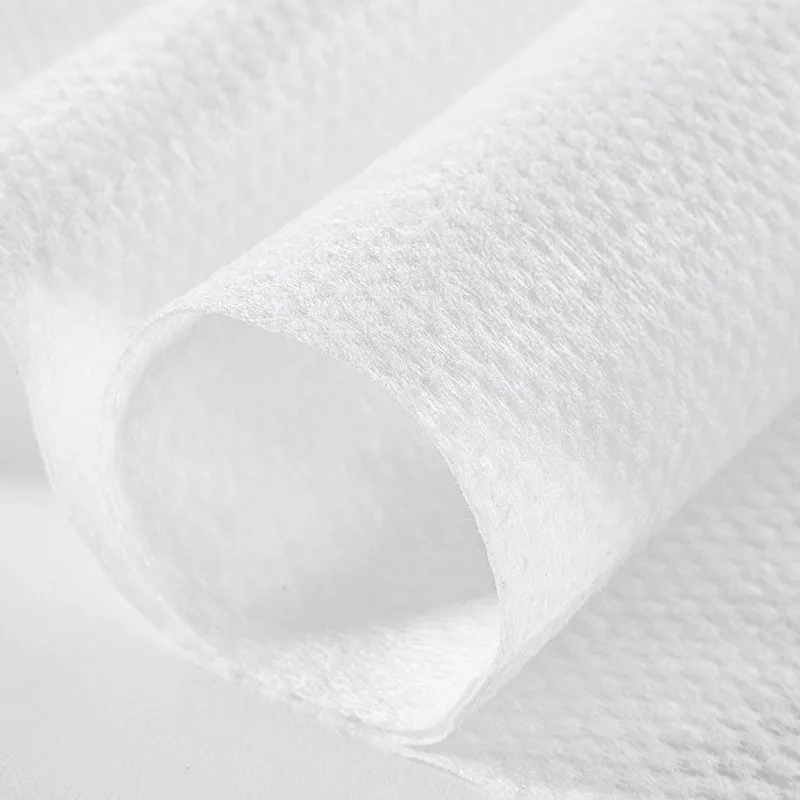 White color Nonwoven fabric dot emboss spunlace nonwoven/non woven fabric rolls