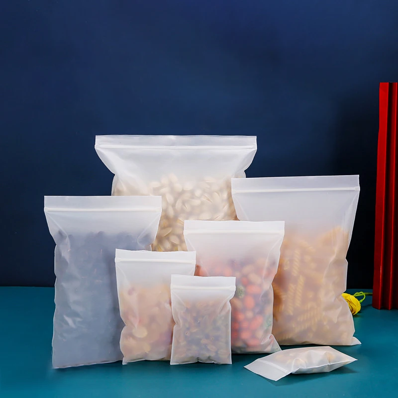 Compostable Ziplock Bag PLA Corn Starch Material Plastic Self Seal Biodegradable Food Packing Clear Zip Lock Bag