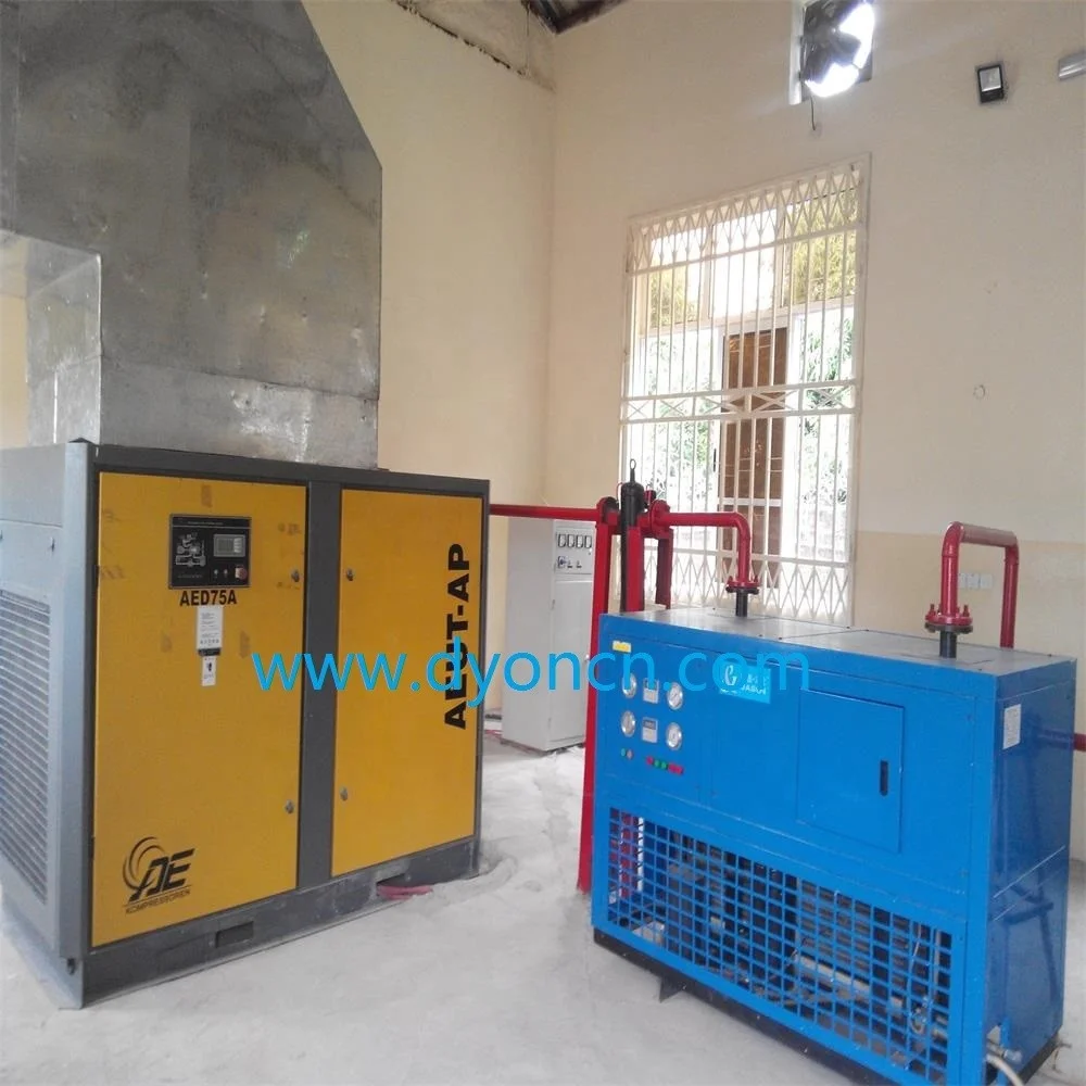 High purity gaseous oxygen generating plant with oxygen cylinder filling system for sale