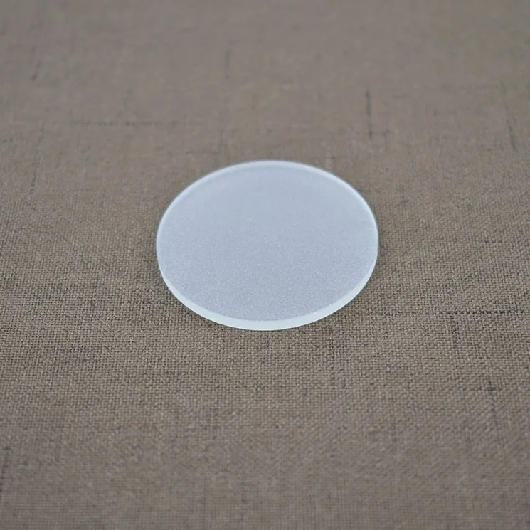 Frosted Round Tempered Glass disc Shade For Lighting