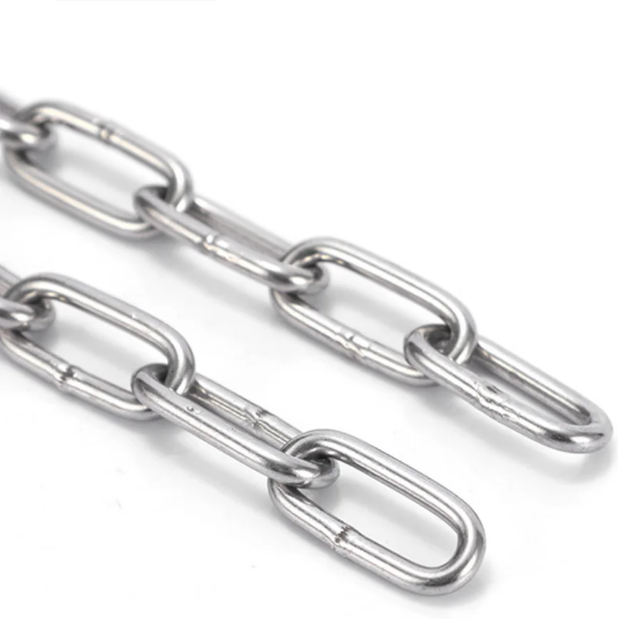 Customized DIN766 standard 304SS 24mm stainless steel anchor chain
