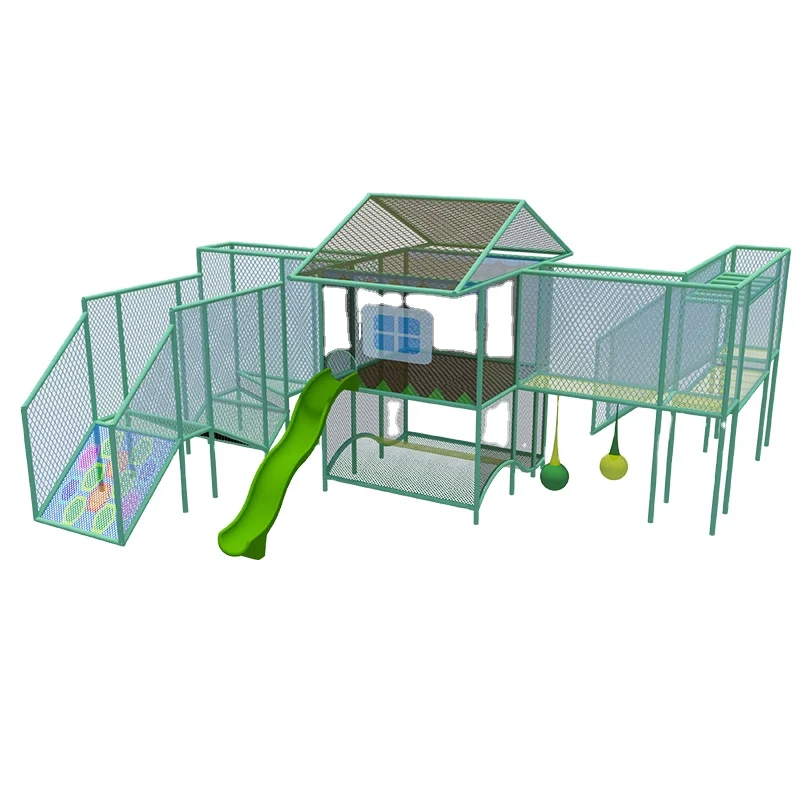 Outdoor rope hut children climbing amusement park combination equipment