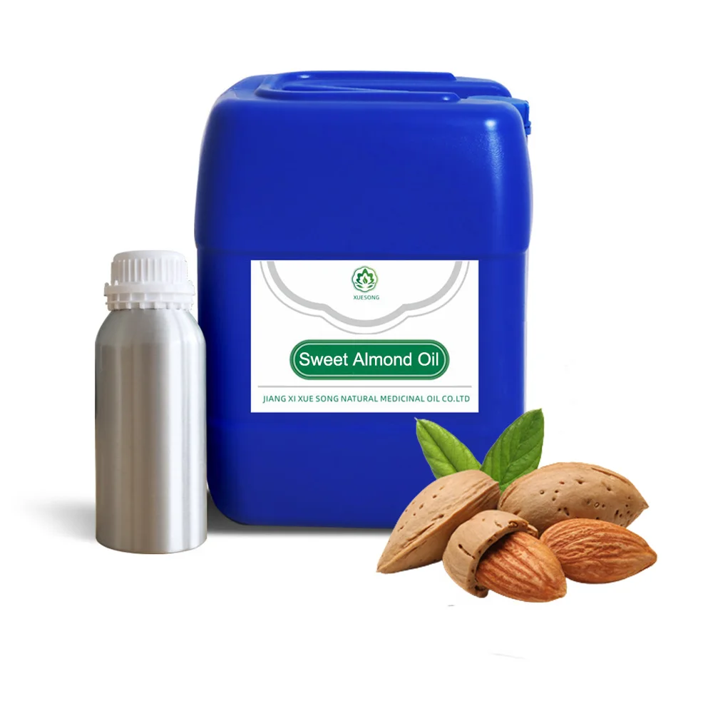 High Quality Organic Pure Bitter Almond Essential Oil Sweet Almond Oil Carrier Oil In Bulk For Body Massage Hair Skin Whitening