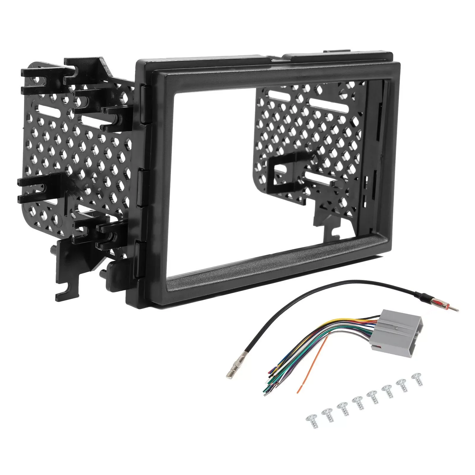 New Radio Stereo Double Din Dash Kit W/Harness For 2004-16 Ford F150-F550 Focus