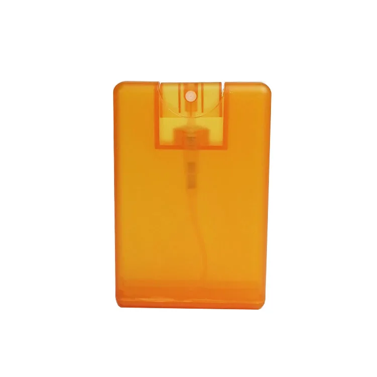 Empty Pocket Perfume Bottle 20ml Credit Card Spray Plastic Bottle Square Flat Shape Water Misty Sprayer Wholesale Price Stock