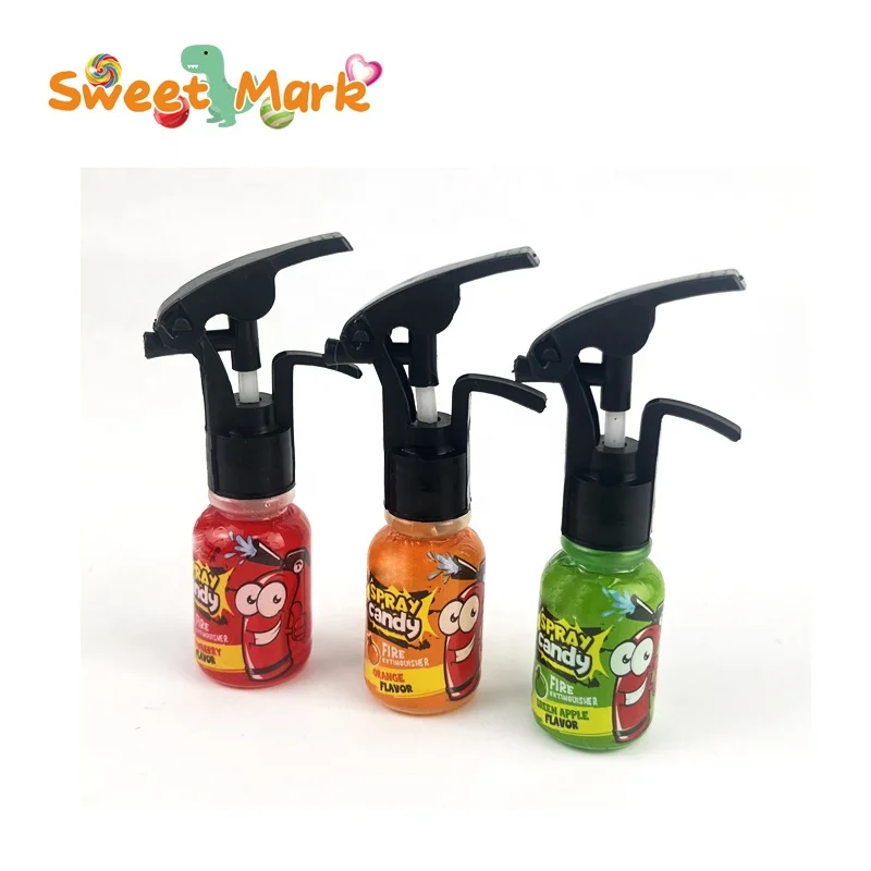 Funny Fire extinguisher shape liquid spray candy halal candy