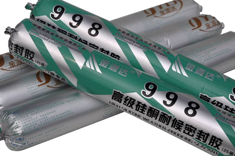 
high performance 998 Neutral curing Silicone Sealant for glass and aluminum structural glazing 