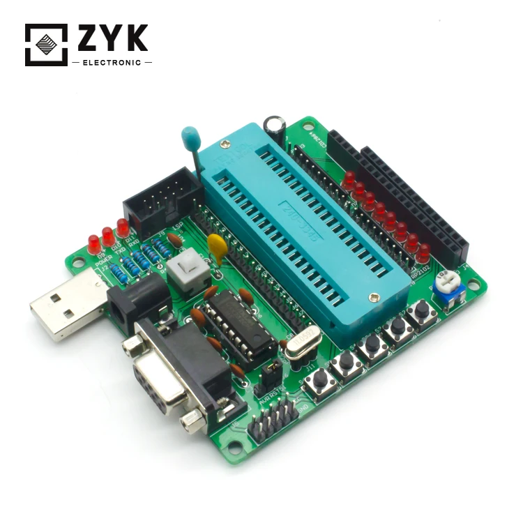 Набор для самостоятельного обучения, детали 51/AVR микроконтроллер, макетная плата, обучающая плата для взрослых и детей