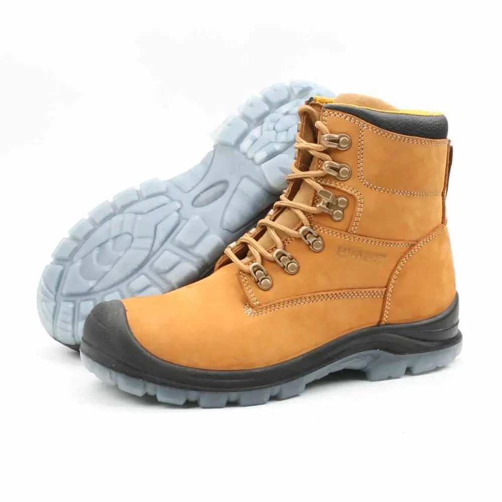 2019 high-cut latest version steel toe safety shoes anti-static work shoes for man