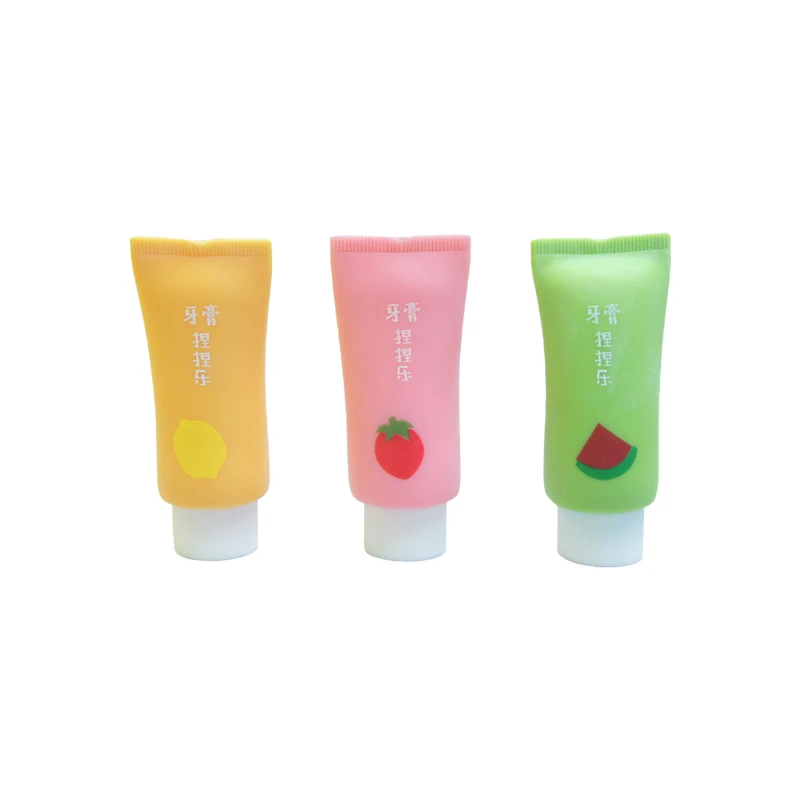 Eco-friendly Soft Rubber Custom Shape Stress Ball Squeeze Anti Stress Ball Toothpaste Shape Stress Ball