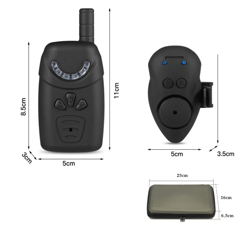 ORJD Soft Rubber Fishing Alert Device Sensitivity Fish Strike Alarms Multiple Scenes