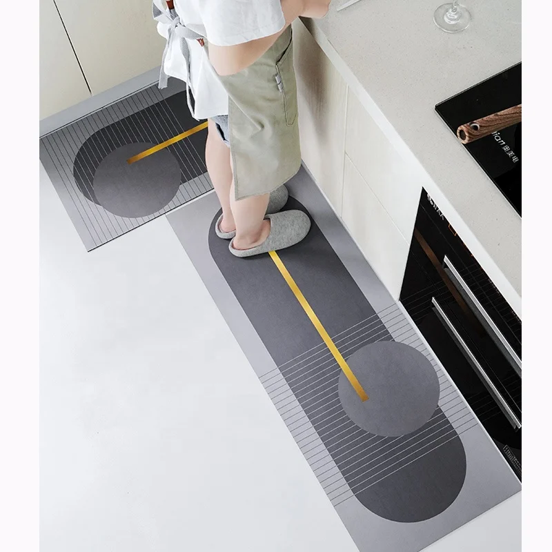 De Xin Carpet Supply Anti Fatigue Washable Kitchen Floor Mat  Non Slip Waterproof Kitchen Door Rug Mat kitchen cutting mats