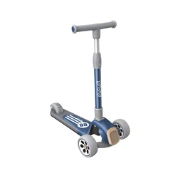 New Design Kids Folding 3 Wheeld Foot Kicking Scooter Pedal Skuter Flashing LED Wheels