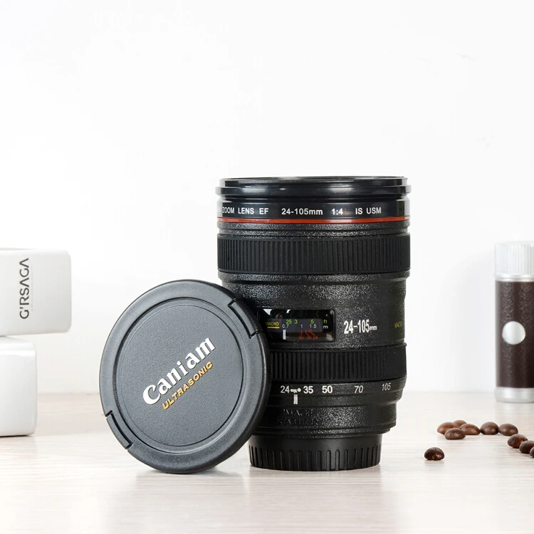 Plastic ABS Camera Lens Coffee Drinking Cups