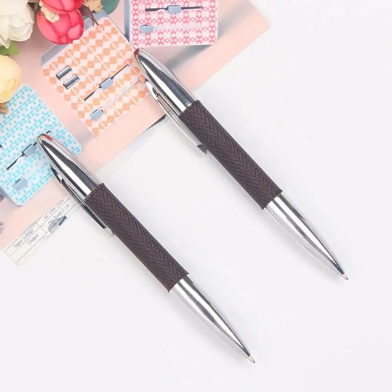 Low price ball pen making machine clip metal with customized logo for promotional gift