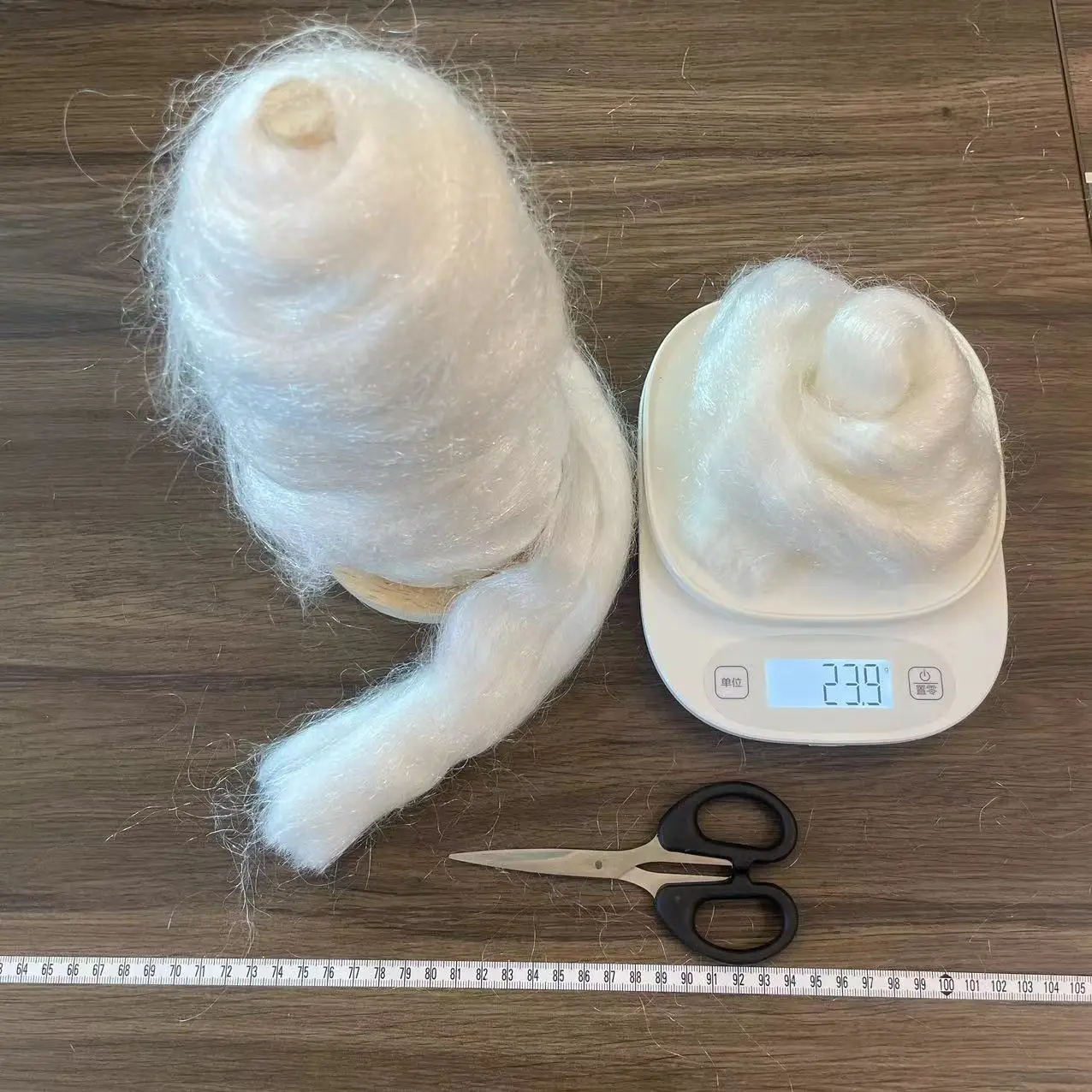 synthetic fibre Polyamide Nylon 6 Staple Fiber TBL Trilobal Bright shine 7D 10D 15D 30D x102mm~120mm Uncrimped fancy yarn