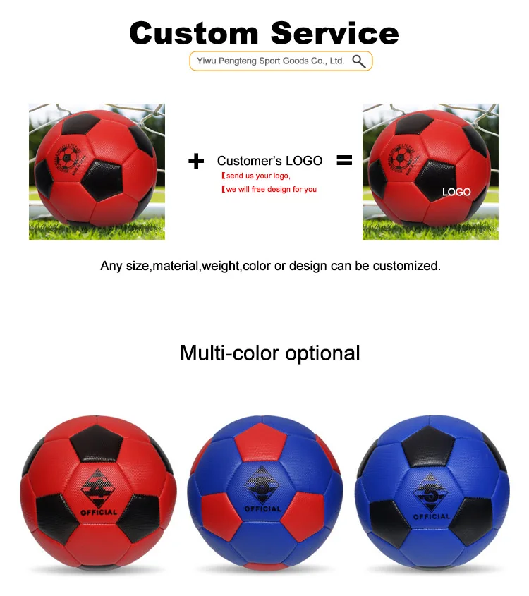 Diamond grain process material Custom soccer balls size 5 4 3 football best price soccer balls