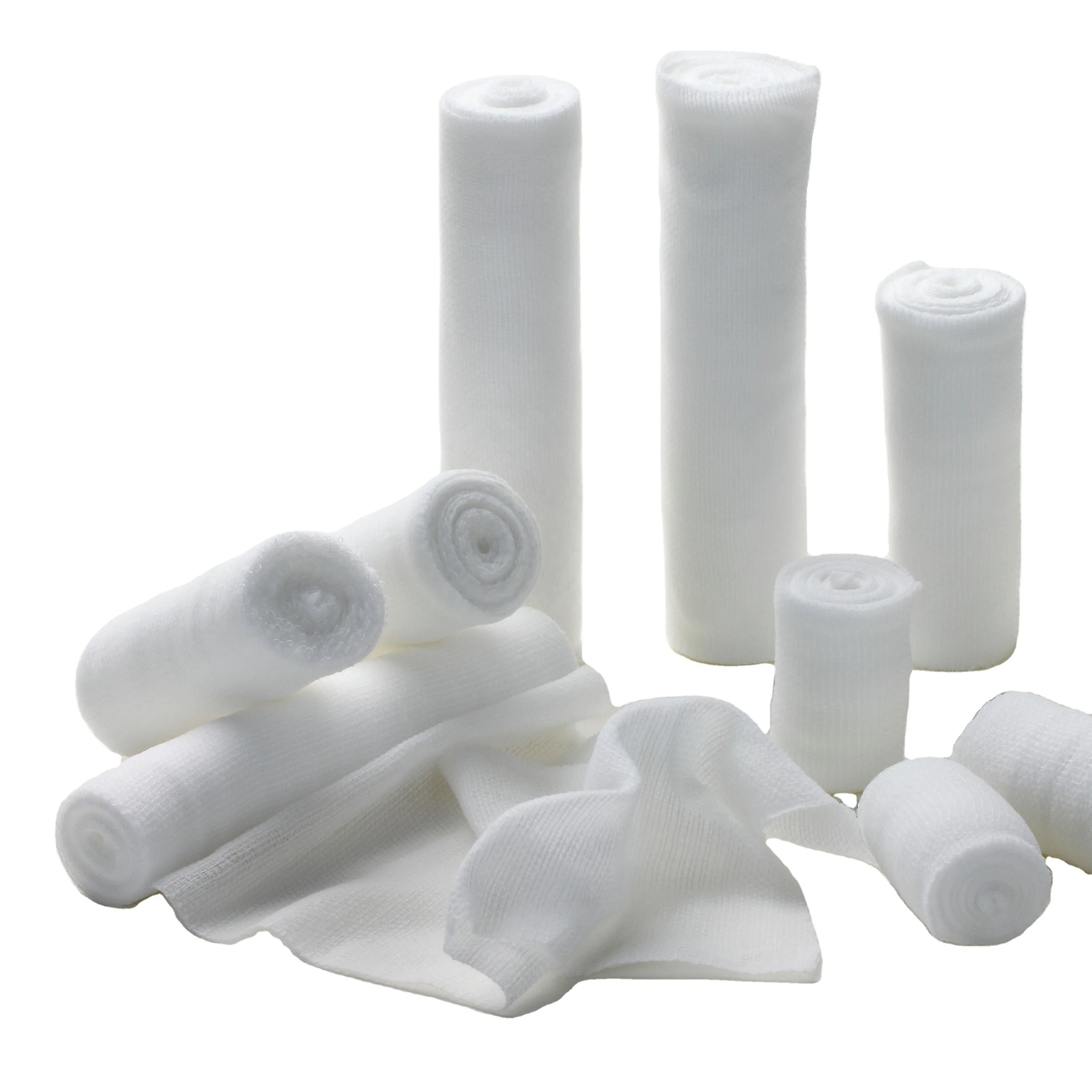 Disposable Medical Elastic PBT Conforming Bandage web roll bandage